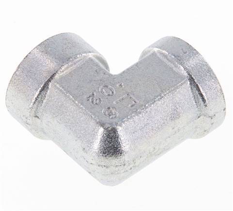 90 Grad abgewinkelte Verschraubung G1/2'' Innengewinde Hochdruck Stahl 225bar (3161.25psi) Hydraulik