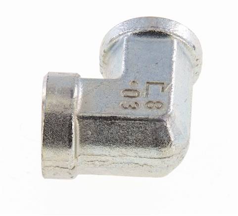 90 Grad abgewinkeltes Anschlussstück G3/8'' Innengewinde Hochdruckstahl 250bar (3512.5psi) Hydraulik