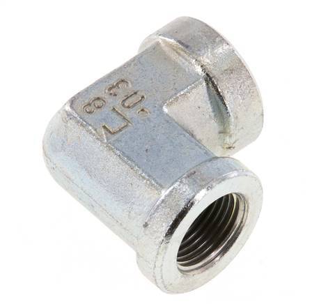 90 Grad abgewinkeltes Anschlussstück G3/8'' Innengewinde Hochdruckstahl 250bar (3512.5psi) Hydraulik