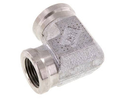 90 Grad abgewinkeltes Anschlussstück G3/8'' Innengewinde Hochdruck-Edelstahl 250bar (3512.5psi) Hydraulisch