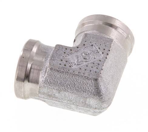 90 Grad abgewinkeltes Anschlussstück G3/8'' Innengewinde Hochdruck-Edelstahl 250bar (3512.5psi) Hydraulisch