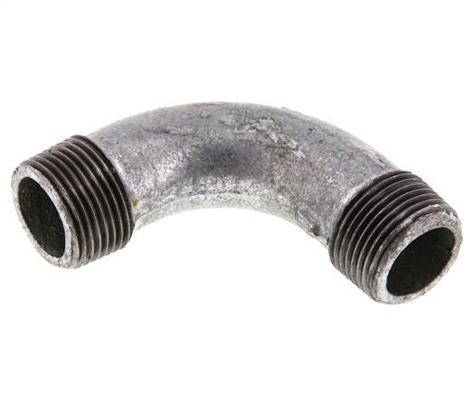 90Grad abgewinkeltes Rohr R1'' Gusseisen 25bar (351.25psi)