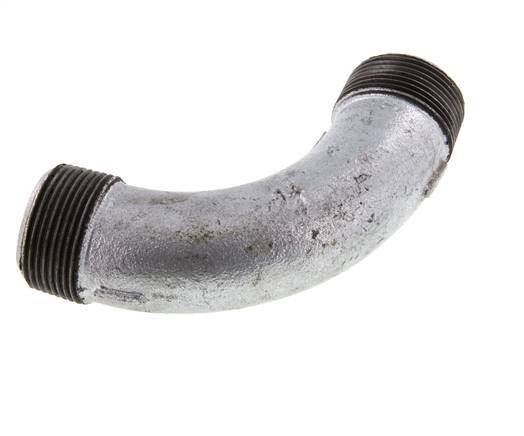 90Grad abgewinkeltes Rohr R1 1/4'' Gusseisen 25bar (351.25psi)