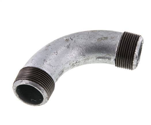 90Grad abgewinkeltes Rohr R1 1/4'' Gusseisen 25bar (351.25psi)