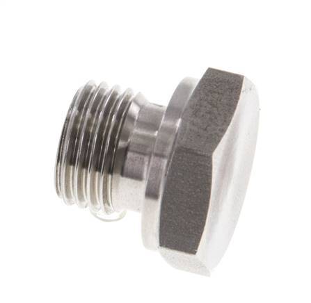 Stopfen G1/4'' Edelstahl mit Außensechskant 60° Konus 575bar (8078.75psi) Hydraulisch