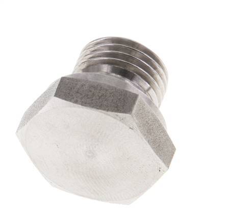 Stopfen G1/4'' Edelstahl mit Außensechskant 60° Konus 575bar (8078.75psi) Hydraulisch
