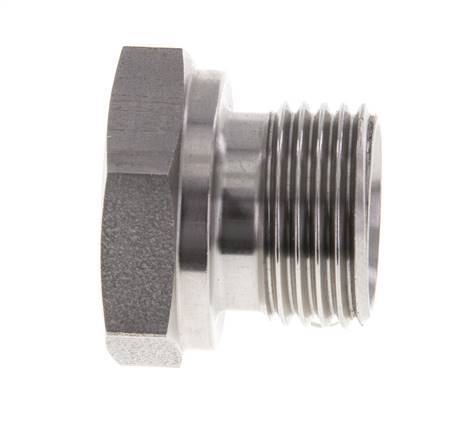 Stopfen G1/2'' Edelstahl mit Außensechskant 60° Konus 300bar (4215.0psi) Hydraulisch