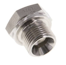 Stopfen G3/8'' Edelstahl mit Außensechskant 60° Konus 425bar (5971.25psi) Hydraulisch