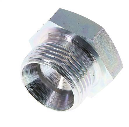Stecker G1'' Stahl mit Außensechskant 60° Konus 150bar (2107.5psi) Hydraulisch