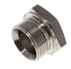 Stecker G1 1/4'' Edelstahl mit Außensechskant 60° Konus 150bar (2107.5psi) Hydraulisch