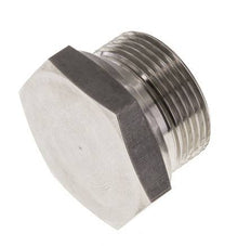 Stecker G1 1/4'' Edelstahl mit Außensechskant 60° Konus 150bar (2107.5psi) Hydraulisch