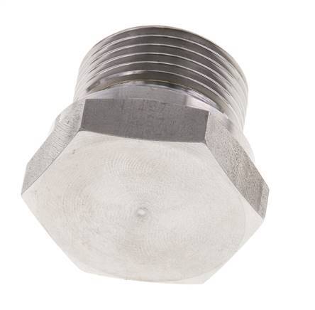 Stopfen G3/4'' Edelstahl mit Außensechskant 60° Konus 175bar (2458.75psi) Hydraulisch