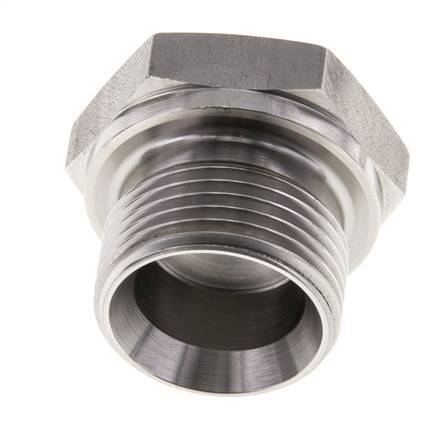 Stopfen G3/4'' Edelstahl mit Außensechskant 60° Konus 175bar (2458.75psi) Hydraulisch