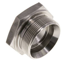 Stecker G2'' Edelstahl mit Außensechskant 60° Konus 75bar (1053.75psi) Hydraulisch