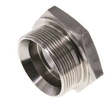 Stecker G2'' Edelstahl mit Außensechskant 60° Konus 75bar (1053.75psi) Hydraulisch