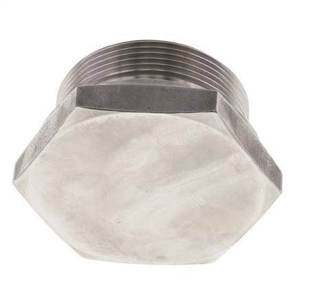 Stecker G2'' Edelstahl mit Außensechskant 60° Konus 75bar (1053.75psi) Hydraulisch