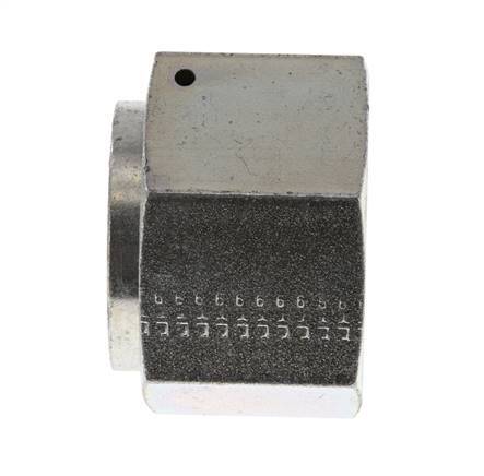 End Cap G1 1/2'' Steel with External Hex 60° cone 125bar (1756.25psi) Hydraulic