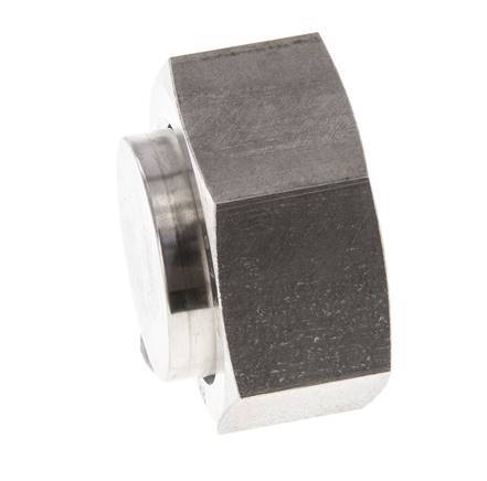 End Cap G1 1/4'' Stainless steel with External Hex 60° cone 150bar (2107.5psi) Hydraulic