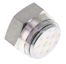 End Cap G1'' Steel with External Hex 60° cone 150bar (2107.5psi) Hydraulic