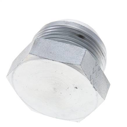 JIC-Stecker UN 1-5/8''-12 Stahl 140bar (1967.0psi)
