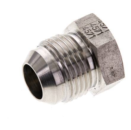 JIC-Stecker UNF 7/8''-14 Edelstahl 210bar (2950.5psi)