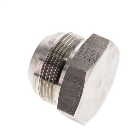 JIC-Stecker UN 1-5/8''-12 Edelstahl 140bar (1967.0psi)