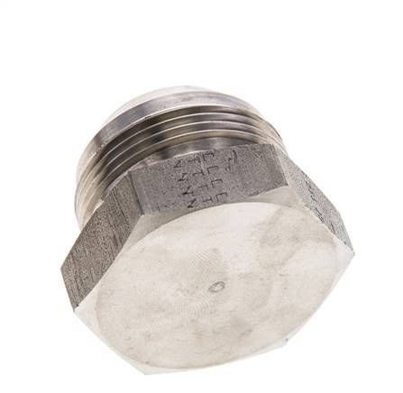 JIC-Stecker UN 1-5/8''-12 Edelstahl 140bar (1967.0psi)
