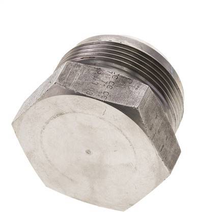 JIC-Stecker UN 1-7/8''-12 Edelstahl 100bar (1405.0psi)