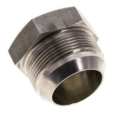 JIC-Stecker UN 1-7/8''-12 Edelstahl 100bar (1405.0psi)