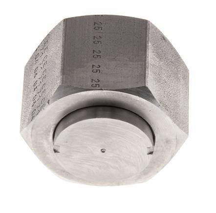 JIC End Cap UN 1-5/16''-12 Stainless steel 170bar (2388.5psi)