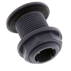 Verschraubung für Entleerungshähne G1'' DN24 Bulkhead Polypropylen (pp) EPDM 10bar (140.5psi) FDA