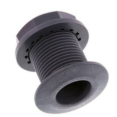 Verschraubung für Entleerungshähne G1'' DN24 Bulkhead Polypropylen (pp) EPDM 10bar (140.5psi) FDA
