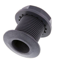 Verschraubung für Entleerungshähne G1'' DN24 Bulkhead Polypropylen (pp) EPDM 10bar (140.5psi) FDA