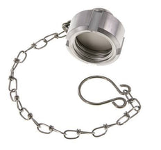 Hutmutter Rd28 X 1/8'' DN 10 Edelstahl 1.4301 NBR DIN 11851 FDA 21 mit Kette