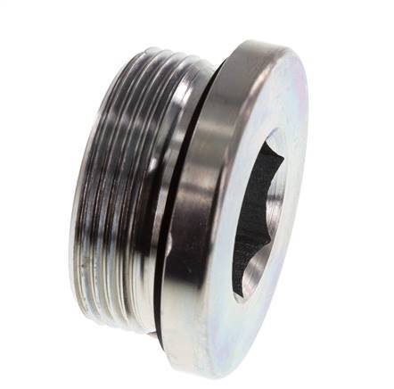 Stopfen M42 X 2 Stahl NBR mit Innensechskant 250bar (3512.5psi)