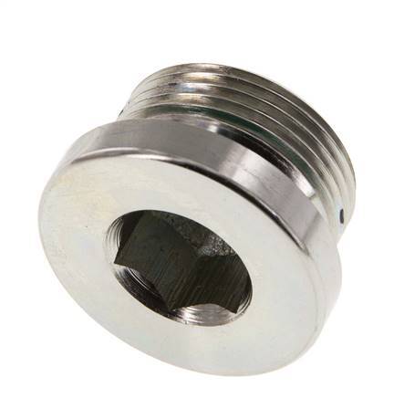 Stopfen M33 X 2 Stahl FKM mit Innensechskant 400bar (5620.0psi)
