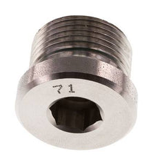 Stopfen M22 X 1.5 Edelstahl FKM mit Innensechskant 400bar (5620.0psi)