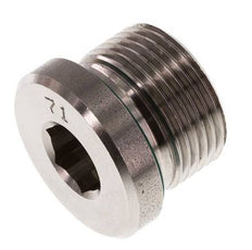 Stopfen M22 X 1.5 Edelstahl FKM mit Innensechskant 400bar (5620.0psi)