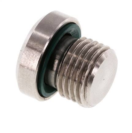 Stopfen M10 X 1 Edelstahl FKM mit Innensechskant 400bar (5620.0psi)
