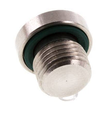 Stopfen M10 X 1 Edelstahl FKM mit Innensechskant 400bar (5620.0psi)