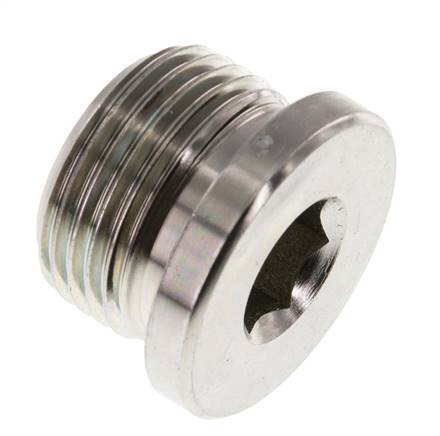 Stopfen M27 X 2 Stahl NBR mit Innensechskant 400bar (5620.0psi)