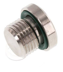 Stecker M16 X 1.5 Edelstahl FKM mit Innensechskant 400bar (5620.0psi)