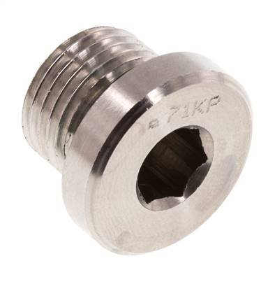 Stecker M16 X 1.5 Edelstahl FKM mit Innensechskant 400bar (5620.0psi)