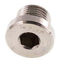 Stecker M16 X 1.5 Edelstahl FKM mit Innensechskant 400bar (5620.0psi)