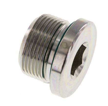 Stecker M26 X 1.5 Stahl FKM mit Innensechskant 400bar (5620.0psi)