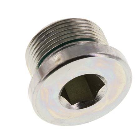 Stecker M26 X 1.5 Stahl FKM mit Innensechskant 400bar (5620.0psi)