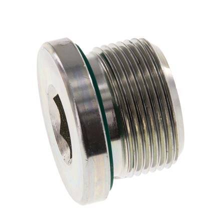 Stecker M26 X 1.5 Stahl FKM mit Innensechskant 400bar (5620.0psi)
