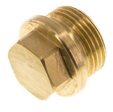Stecker G1'' Messing mit Manschette und Außensechskant 16bar (224,8psi)