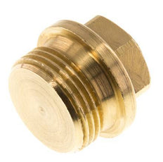 Stecker G1'' Messing mit Manschette und Außensechskant 16bar (224,8psi)
