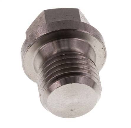 Stopfen G1/4'' aus Edelstahl mit Manschette und Außensechskant 40bar (562.0psi)